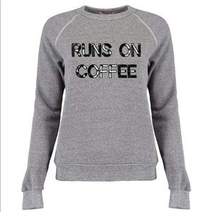 Bow and Drape Runs On Coffee Sweatshirt